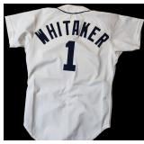Circa 1987 Lou Whitaker Detroit Tigers Game Worn Baseball Jersey