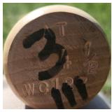 Detroit Tigers Hall of Famer, Alan Trammell Game Used WORTH Baseball Bat- Autographed