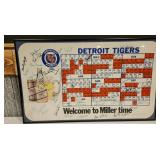 1984 Detroit Tigers Autographed Promo w/ Lopez
