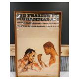 1971 Muhammad Ali & Joe Frazier Leroy Nieman Poster