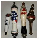 Pabst, Miller Lite, Bass Beer Tap Handles