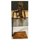 Vintage Brass Vintner Wine Bottle Opener