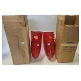 Lot 133:  RUBY BED LENSES IN ORIGINAL FOMOCO BOXES!
