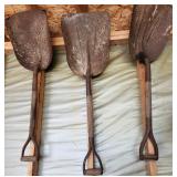 Antique Farming Shovels