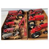 Collection of Ertl and Other Cast Iron Toy Tractors