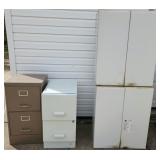 Metal  Fike and Storage Cabinets