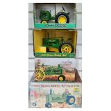 Collection of John Deere Toy Tractors