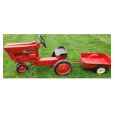 International Harvester Peddle Tractor with Trailer