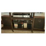 Peerless 8-Track Player, Tapes, Speakers