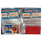 Binder Full of Vintage MLB Baseball Schedules