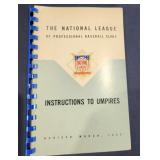 1965 National League Umpires Rule Book