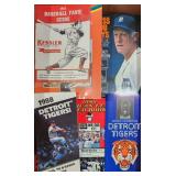 Group Lot of Vintage Detroit Tigers Publications