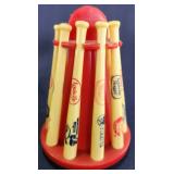 Vintage Mini Baseball Bat Coin Bank