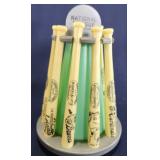 c. 1950s National LEague Mini Baseball Bat Coin Bank
