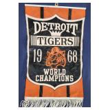 1968 Detroit Tigers World Champions Banner