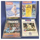 Large Quantity of Detroit Tigers Yearbooks