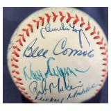 1985 Detroit Tigers Multi Signed Baseball w/Dave Bergman