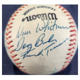 1985 Detroit Tigers Multi Signed Baseball w/Frank Tanana