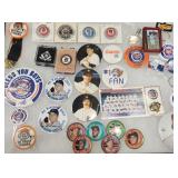 Collection of Detroit Tigers Pnbacks and Memorabilia