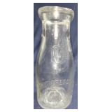 The Detroit Creamery Milk Bottle - Michiga