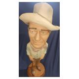 John Wayne Chalkware Statue