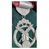 Vintage Odd Fellows Necklace Medallion- Fraternal Organization