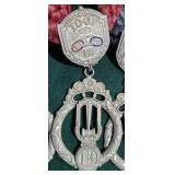 Vintage Odd Fellows Necklace Medallion- Fraternal Organization