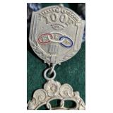 Vintage Odd Fellows Necklace Medallion- Fraternal Organization