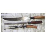 Stag Handle Serving Set