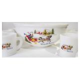 Tom & Jerry Punch Bowl & Cup Set