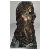 Bronze Sculptures on Marble Base