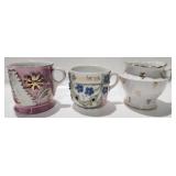 Mustache and Shaving Mugs