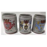 German Beer Steins- Stoneware