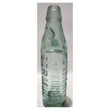 Aqua - B. M. W. Co. - Bermuda Soda/Mineral Codd Bottle w/Marble