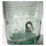 Aqua - B. M. W. Co. - Bermuda Soda/Mineral Codd Bottle w/Marble