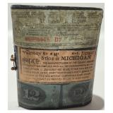 1901 Cigar Case w/ Tax Stamps