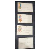 G.A.R. Grand Army of the Republic Business Calling Cards
