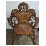 Heywood- Wakefield American Victorian Wicker Arm Chair