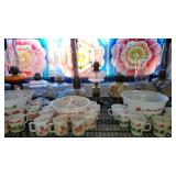 Stained Glass, Tom & Jerry Punch Bowls, Oil Lamps