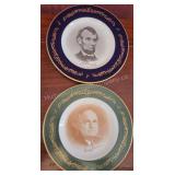 c. 1972-73 Abraham Lincoln & Truman Pickard Plates