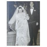 Antique Silk & Lace Wedding Dress