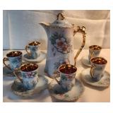 Original Ann Wagner Hand Painted Tea Service
