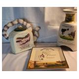 Awesome!  Golf Tea Pot, Jug, Plate