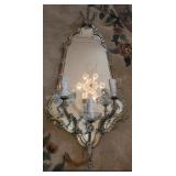 Candelabra Electric Light & Mirror Combo