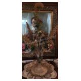 Antique Epergne 4-Vane Vase