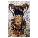 Vienna-Style Porcelain Urn - 22" H