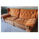 Mid Centruy Velvet-Like Orange 7