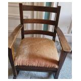 Antique Oak Rocking Chair