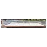 Antique 8 ft. Table Top Display Cabinet