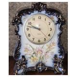 Early 20th Century Porcelain Westclox Mantel Clock